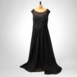 JAEDEN Black Evening Gown Mother of the Bride, Formal, NWT! Size 24